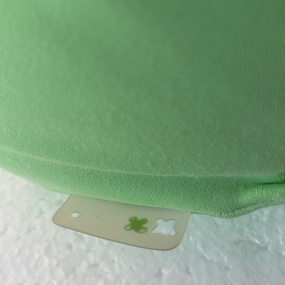 Guee Massage pillow lime green cylinder squishy back support bolster stretch - Picture 6 of 6